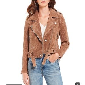Blank NYC suede moto jacket